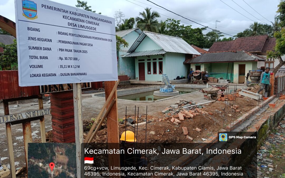 Pembangunan Pagar Desa